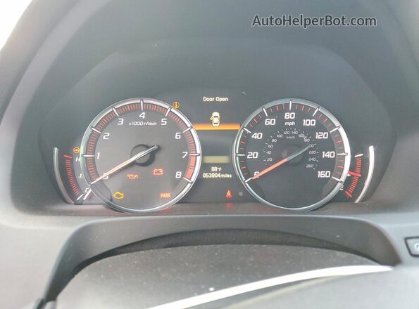 19UUB1F65KA003682 2019 ACURA TLX Gray Instrument cluster view