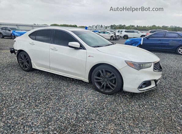 19UUB1F68LA014080 2020 ACURA TLX White Delantero derecho