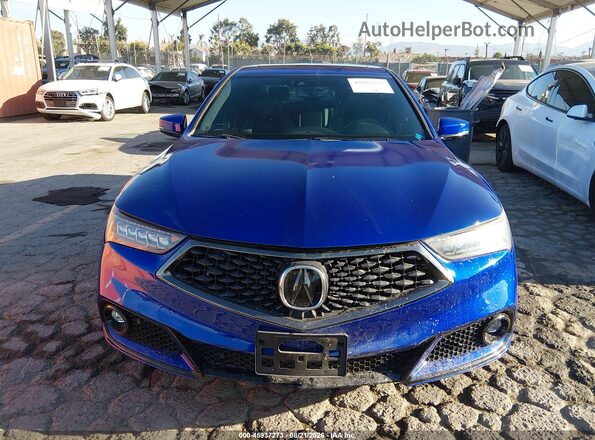19UUB1F69LA011401 2020 ACURA TLX Blue Instrument cluster view