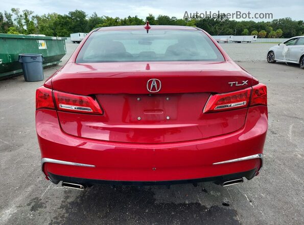 19UUB2F30KA005528 2019 ACURA TLX Red Rear view