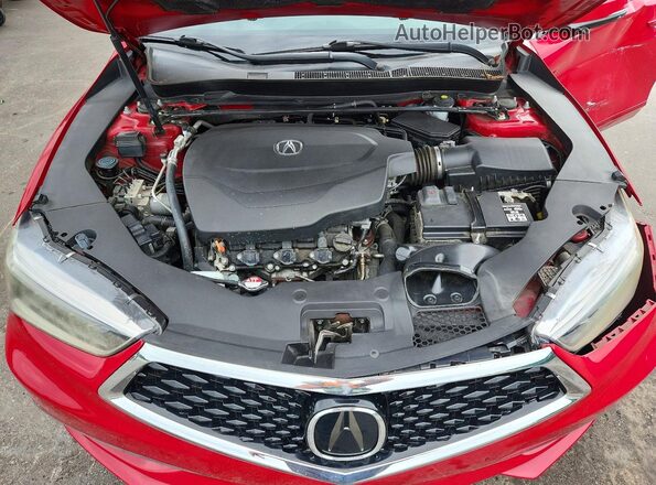 19UUB2F30KA005528 2019 ACURA TLX Red Rear interior view