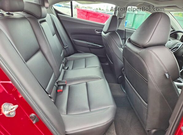 19UUB2F30KA005528 2019 ACURA TLX Red Rear seats view