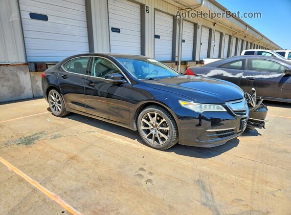 19UUB2F31GA009675 2016 ACURA TLX Черный Передняя правая четверть