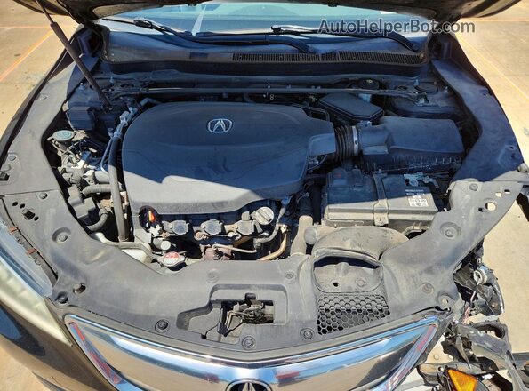 19UUB2F31GA009675 2016 ACURA TLX Черный Вид задней части салона