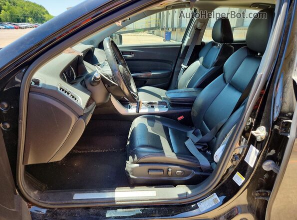 19UUB2F31GA009675 2016 ACURA TLX Черный Вид салона спереди