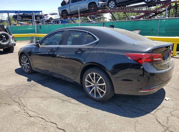 19UUB2F32GA003786 2016 ACURA TLX Black Задня ліва чверть
