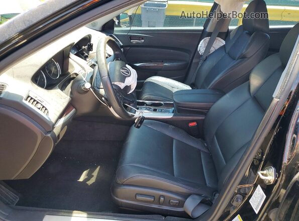 19UUB2F32GA003786 2016 ACURA TLX Black Вид салону спереду
