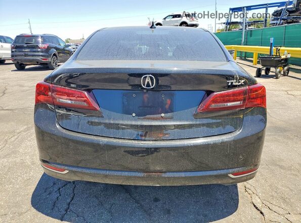 19UUB2F32GA003786 2016 ACURA TLX Black Вид ззаду