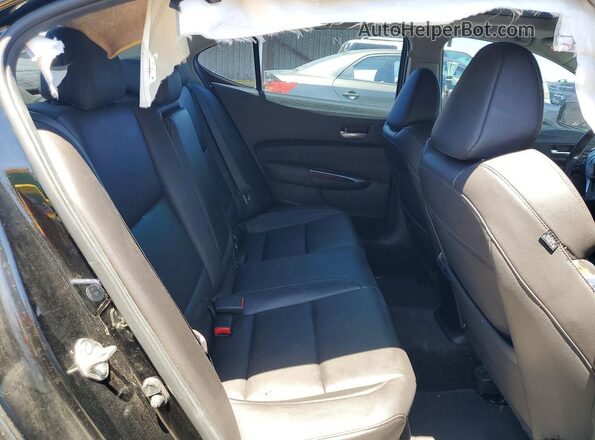 19UUB2F32GA003786 2016 ACURA TLX Black Вид задніх сидінь