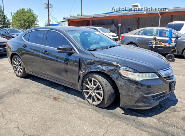 19UUB2F32GA003786 2016 ACURA TLX Black Передня права чверть