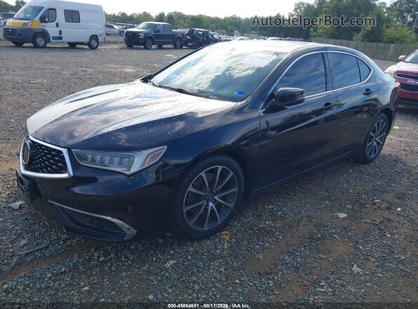 19UUB2F32JA000149 2018 ACURA TLX Black Передня ліва чверть