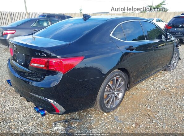 19UUB2F32JA000149 2018 ACURA TLX Black Задня права чверть