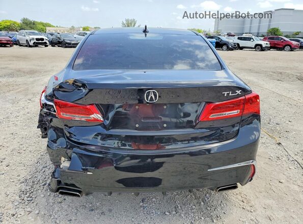 19UUB2F32KA004199 2019 ACURA TLX Black უკანა ხედი