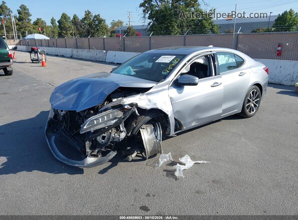 19UUB2F33GA001884 2016 ACURA TLX Silver Vista tres cuartos delantera izquierda