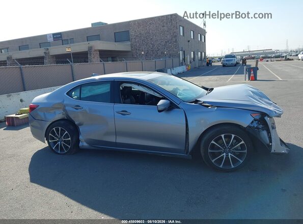 19UUB2F33GA001884 2016 ACURA TLX Silver Vista interior trasera
