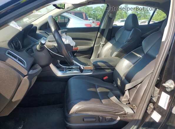 19UUB2F33GA002520 2016 ACURA TLX Черный Вид салона спереди