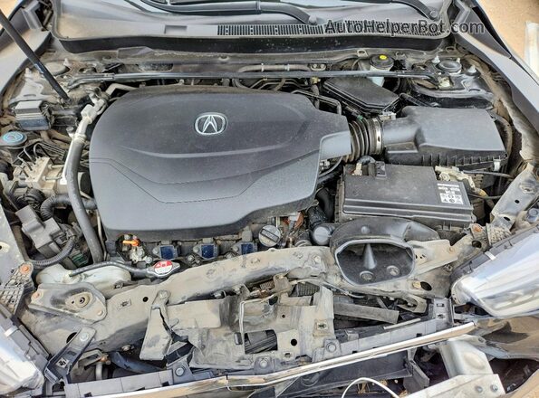 19UUB2F35JA006138 2018 ACURA TLX Black Widok wnętrza z tyłu