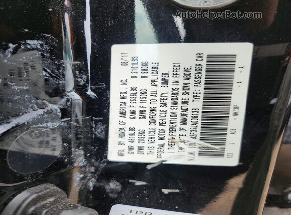 19UUB2F35JA006138 2018 ACURA TLX Black Widok komory silnika