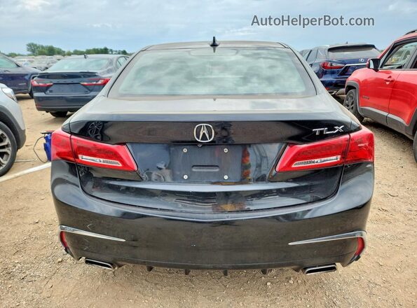 19UUB2F35JA006138 2018 ACURA TLX Black Widok z tyłu
