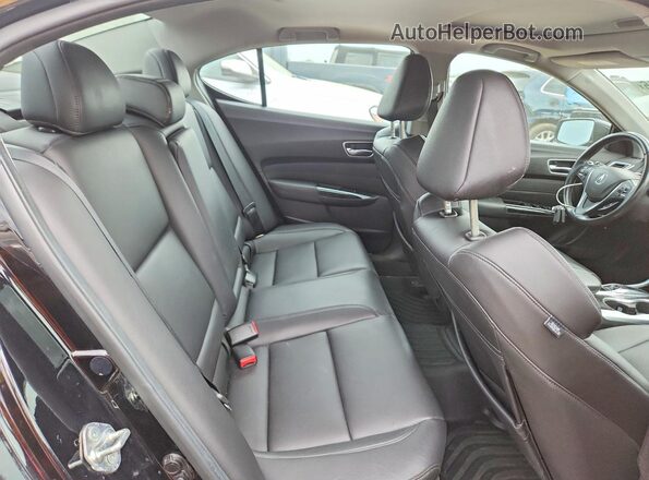 19UUB2F35JA006138 2018 ACURA TLX Black Widok tylnych siedzeń
