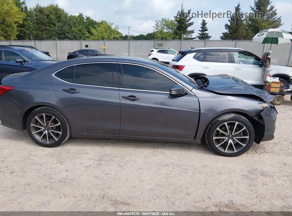19UUB2F36JA002034 2018 ACURA TLX Gray Rear interior view