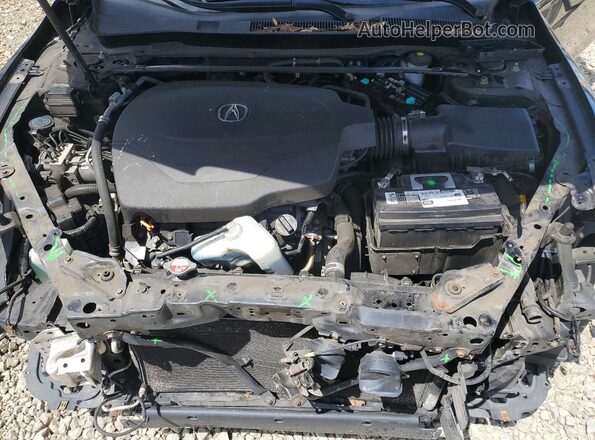 19UUB2F37GA004545 2016 ACURA TLX Black Vista interior trasera