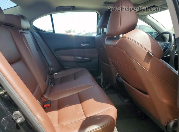 19UUB2F37GA004545 2016 ACURA TLX Black Vista de los asientos traseros