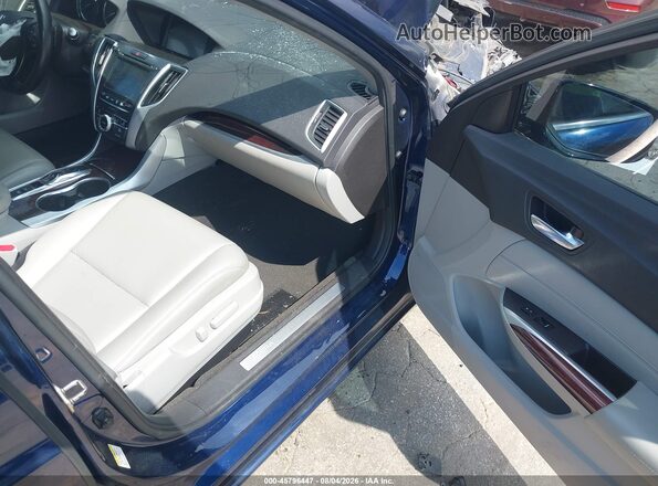 19UUB2F37GA012256 2016 ACURA TLX Blue წინა სალონის ხედი