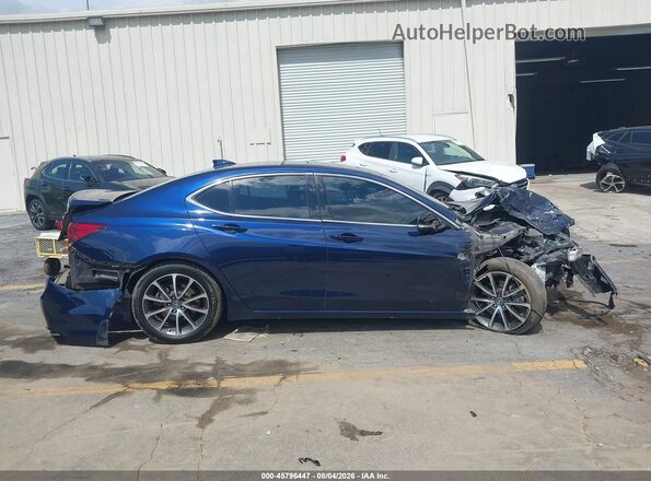 19UUB2F37GA012256 2016 ACURA TLX Blue უკანა სალონის ხედი