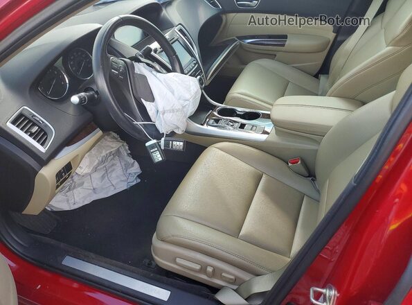 19UUB2F37KA004960 2019 ACURA TLX Red Вид салону спереду