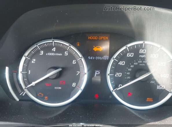 19UUB2F38HA000263 2017 ACURA TLX Blue Հետևի նստատեղերի տեսք