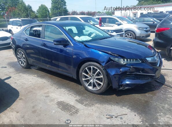 19UUB2F38HA000263 2017 ACURA TLX Blue Սալոնի հետևի տեսք