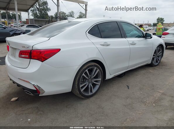 19UUB2F44KA010031 2019 ACURA TLX White უკანა მარჯვენა