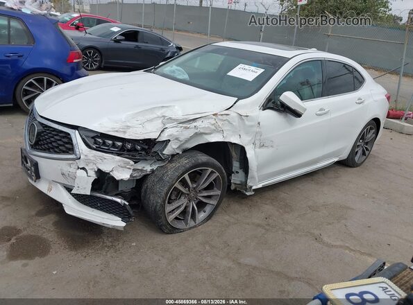 19UUB2F44KA010031 2019 ACURA TLX White წინა მარცხენა ხედი სამი მეოთხედიდან