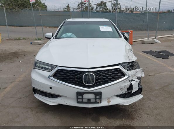 19UUB2F44KA010031 2019 ACURA TLX White ხელსაწყოთა პანელის ხედი
