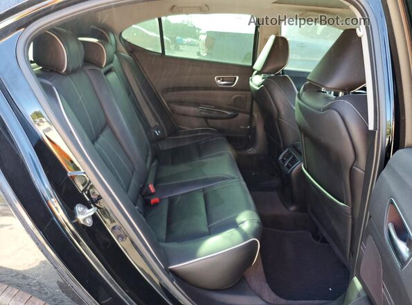 19UUB2F48KA000313 2019 ACURA TLX Black Вид задніх сидінь