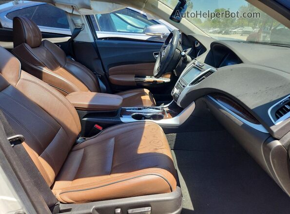 19UUB2F48LA002564 2020 ACURA TLX White Widok wnętrza z przodu