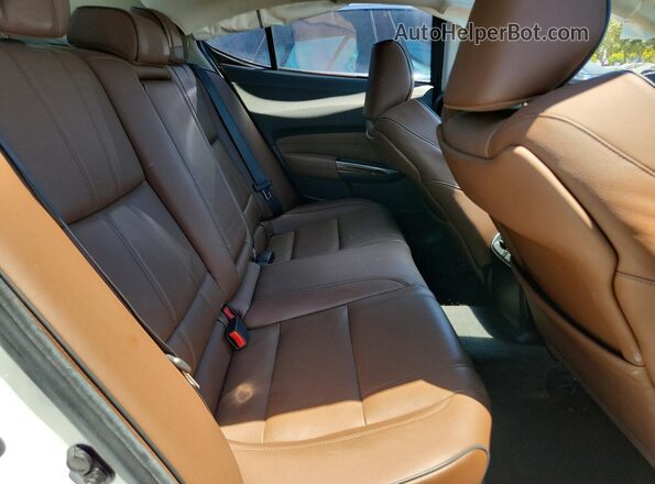 19UUB2F48LA002564 2020 ACURA TLX White Widok tylnych siedzeń