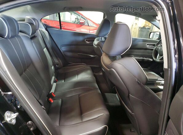 19UUB2F49KA007402 2019 ACURA TLX Black Вид задніх сидінь