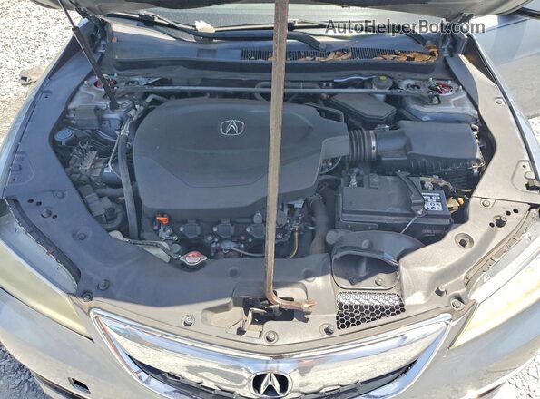 19UUB2F51GA011945 2016 ACURA TLX Silver უკანა სალონის ხედი