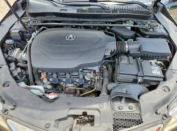19UUB2F53GA009694 2016 ACURA TLX Black Vista interior trasera
