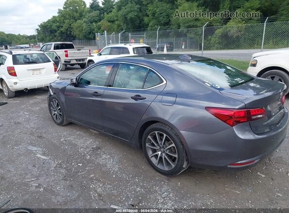 19UUB2F54HA003226 2017 ACURA TLX Gray Trasero izquierdo