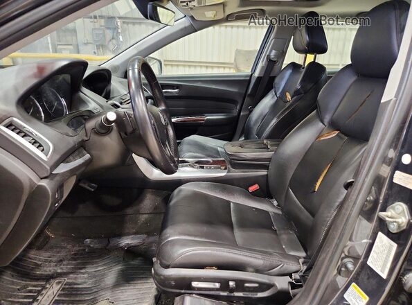19UUB2F55GA007168 2016 ACURA TLX Серый Вид салона спереди