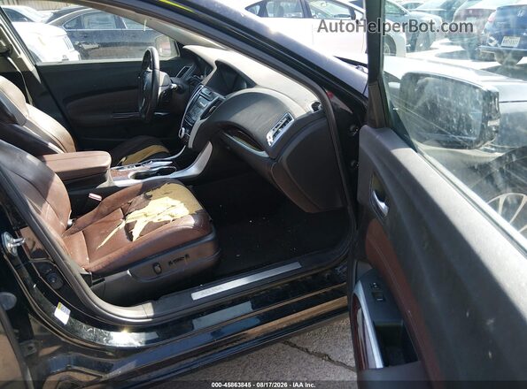 19UUB2F55GA010474 2016 ACURA TLX Черный Вид салона спереди