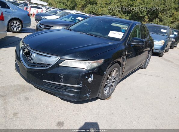 19UUB2F55GA010474 2016 ACURA TLX Черный Передняя левая четверть