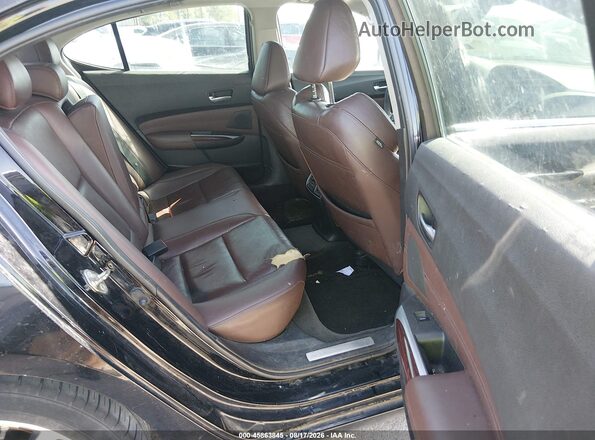19UUB2F55GA010474 2016 ACURA TLX Черный Вид наклейки с VIN-кодом