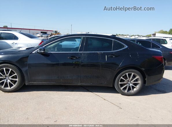 19UUB2F55GA010474 2016 ACURA TLX Черный Вид задней части салона