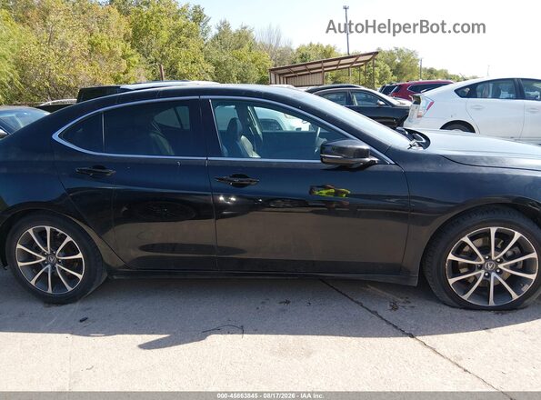 19UUB2F55GA010474 2016 ACURA TLX Черный Вид щитка приборов