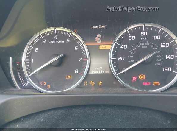 19UUB2F55GA010474 2016 ACURA TLX Черный Вид задних сидений