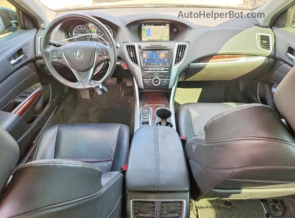 19UUB2F55HA002912 2017 ACURA TLX Blue Vista del salpicadero